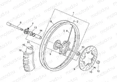 Front wheel - ENDURO