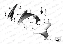 Front wheel fender