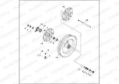 FRONT WHEEL - FLHTP