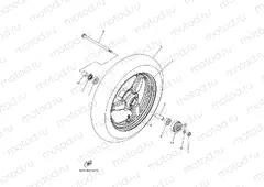 FRONT WHEEL FOR CAST WHEEL