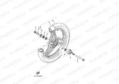 FRONT WHEEL FOR CAST WHEEL