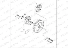 FRONT WHEEL - FXRP