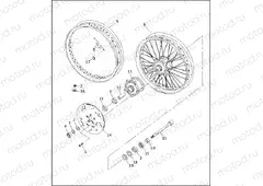 FRONT WHEEL - LACED