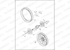 FRONT WHEEL - LACED