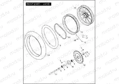 FRONT WHEEL - LACED