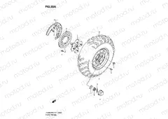 FRONT WHEEL (LT-A450XZK8/XZK9)