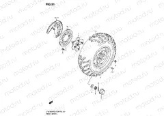 FRONT WHEEL (LT-A750XPZL2 P28)