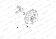 FRONT WHEEL (LT-F400FL1 P17)