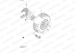 FRONT WHEEL (LT-F400FL1 P24)