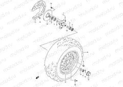 FRONT WHEEL (MODEL K4/K5/K6)