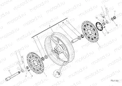 FRONT WHEEL [MOD:HYM 950]