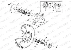 FRONT WHEEL - N98AE50D (4946394639b008) | FRONT WHEEL - N98AE50D (4946394639b008)