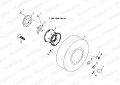 FRONT WHEEL - R05RB63AA (4998179817B07) | FRONT WHEEL - R05RB63AA (4998179817B07)