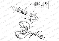 FRONT WHEEL - S98CH50E(B) (4950135013b008) | FRONT WHEEL - S98CH50E(B) (4950135013b008)
