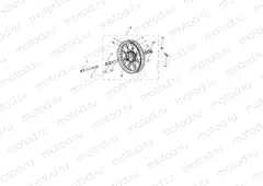 Front Wheel Spoked