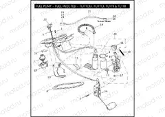 FUEL PUMP - FUEL INJECTED - FLHTCUI, FLHTCI, FLHTI & FLTRI MODELS