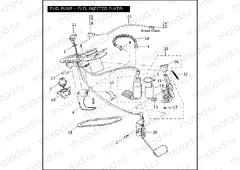 FUEL PUMP - FUEL INJECTED FLHTPI