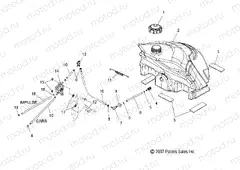 FUEL SYSTEM | FUEL SYSTEM, FUEL TANK and FUEL PUMP - S20MDX6JSA/6JEA (49SNOWFUEL11600RCR)