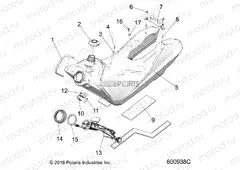 FUEL SYSTEM | FUEL SYSTEM, FUEL TANK ASM. - S20DDL8RS/8REM ALL OPTIONS (600938C)
