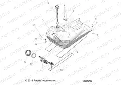 FUEL SYSTEM | FUEL SYSTEM, FUEL TANK ASM. - S20EGK8PS/EGM8PS ALL OPTIONS (C601292)