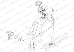 FUEL TANK - A03CH50AA/AB/AC/AD/AE/AH/AJ (4975417541A12) | FUEL TANK - A03CH50AA/AB/AC/AD/AE/AH/AJ (4975417541A12)