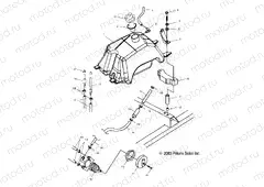 FUEL TANK - A04CA32AA/AB/FA (4986248624A12) | FUEL TANK - A04CA32AA/AB/FA (4986248624A12)