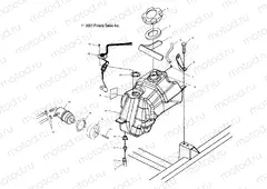 FUEL TANK - A04CH50AO/AQ/AR/AS/AT/AV/AW/AX (4987288728B03) | FUEL TANK - A04CH50AO/AQ/AR/AS/AT/AV/AW/AX (4987288728B03)
