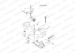 FUEL TANK and CARBURETOR MOUNTING - A04JD32AA (4977487748B03) | FUEL TANK and CARBURETOR MOUNTING - A04JD32AA (4977487748B03)
