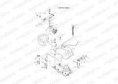 FUEL TANK and CARBURETOR MOUNTING - A04JD50AA/AB/CA (4985938593B03) | FUEL TANK and CARBURETOR MOUNTING - A04JD50AA/AB/CA (4985938593B03)