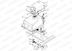 FUEL TANK ASSEMBLY 2X4 300 W957530 (4930053005A012) | FUEL TANK ASSEMBLY 2X4 300 W957530 (4930053005A012)