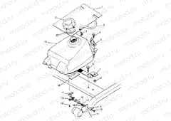 FUEL TANK ASSEMBLY 2x4 400L W947540 (4926752675A011) | FUEL TANK ASSEMBLY 2x4 400L W947540 (4926752675A011)