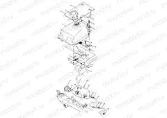 FUEL TANK ASSEMBLY 350 2X4 / W927539 (4922882288009A) | FUEL TANK ASSEMBLY 350 2X4 / W927539 (4922882288009A)
