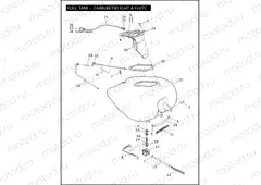FUEL TANK - CARBURETED FLHT & FLHTC