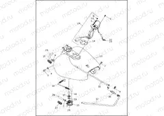 FUEL TANK, CARBURETED - FLHT, FLHTC & FLTR