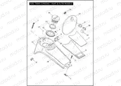 FUEL TANK CONSOLE - FLHT & FLTRI MODELS