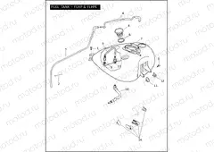 FUEL TANK - FLHP & FLHPE