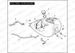 FUEL TANK - FLHR & FLHRC
