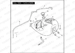 FUEL TANK - FLHR & FLHRC