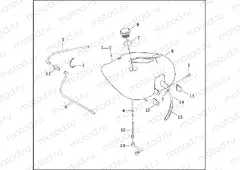 FUEL TANK - FLHRI & FLHRCI