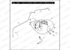 FUEL TANK - FLHTC, FLHTCU, FLHTK, FLHX, FLTRU & FLTRX