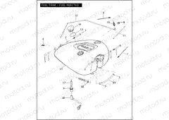 FUEL TANK - FUEL INJECTED