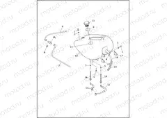 FUEL TANK, FUEL INJECTED - FLHRI & FLHRCI