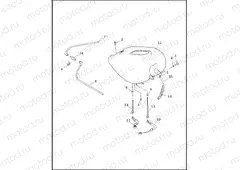 FUEL TANK, FUEL INJECTED - FLHTCUI, FLHTCI & FLTRI