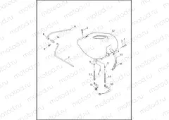 FUEL TANK, FUEL INJECTED - FLHTCUI, FLHTCI & FLTRI