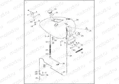 FUEL TANK - FXSTD - FUEL INJECTED