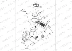 FUEL TANK INSTRUMENTS - FLHR