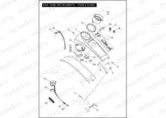 FUEL TANK INSTRUMENTS - FLHR & FLHRC