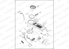 FUEL TANK INSTRUMENTS - FLHR MODELS