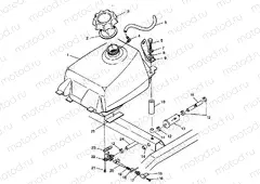 FUEL TANK Magnum 2X4 W98AA42A (4945524552A011) | FUEL TANK Magnum 2X4 W98AA42A (4945524552A011)