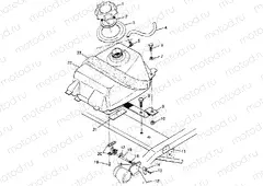 FUEL TANK Sport 400L W97BA38C and Trail Blazer W97BA25C (4940124012A013) | FUEL TANK Sport 400L W97BA38C and Trail Blazer W97BA25C (4940124012A013)